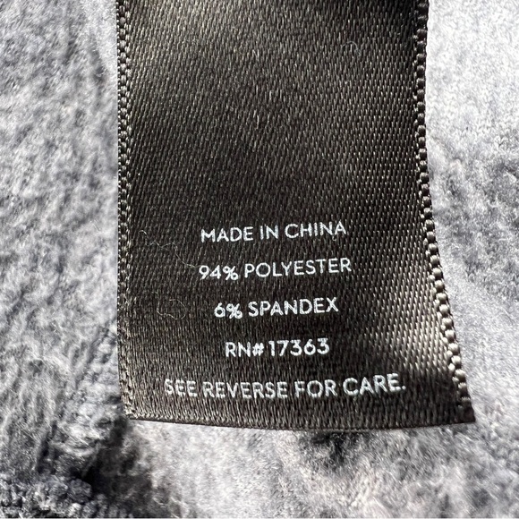 MEDIUM SIMPLY VERA VERA WANG SLATE GREY GRAY BLUE FLEECE PANTS LOUNGE SLEEP - Picture 9 of 10